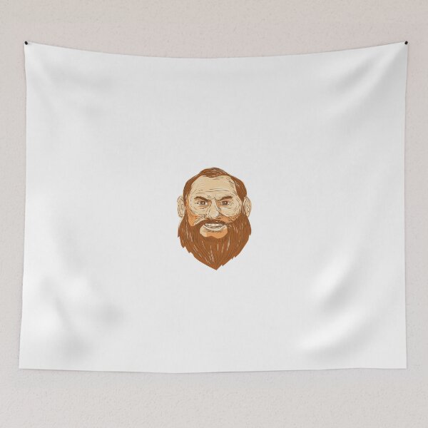Item preview, Man Bearded Face Retro designed and sold by patrimonio.