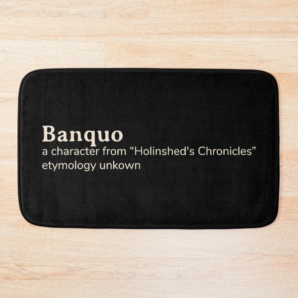 Item preview, Banquo name etymology designed and sold by YourNameStory.