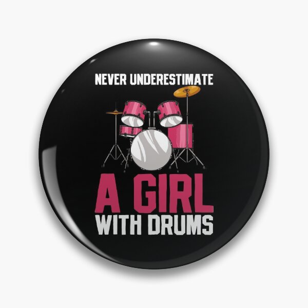 Item preview, Drummer Girl Drums Player Drumming designed and sold by CreativeGiftShp.
