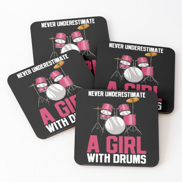 Item preview, Drummer Girl Drums Player Drumming designed and sold by CreativeGiftShp.