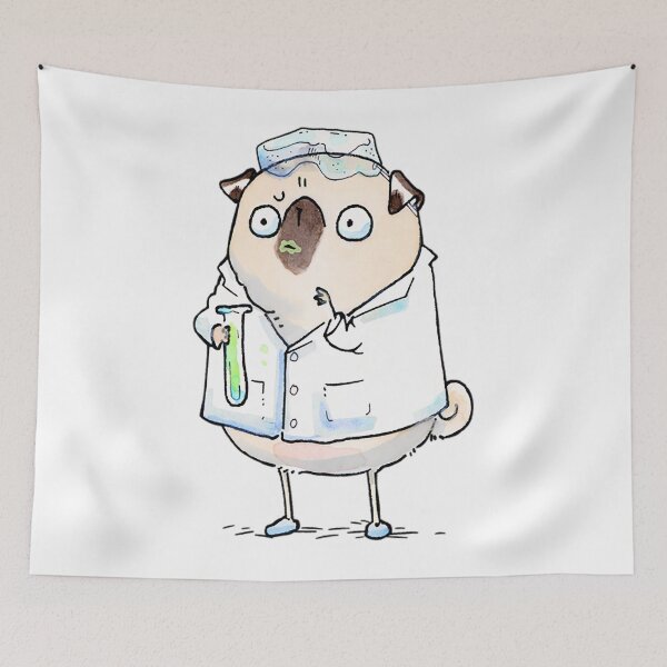 Item preview, Camiseta PugThe Scientist designed and sold by Hiddleston12.