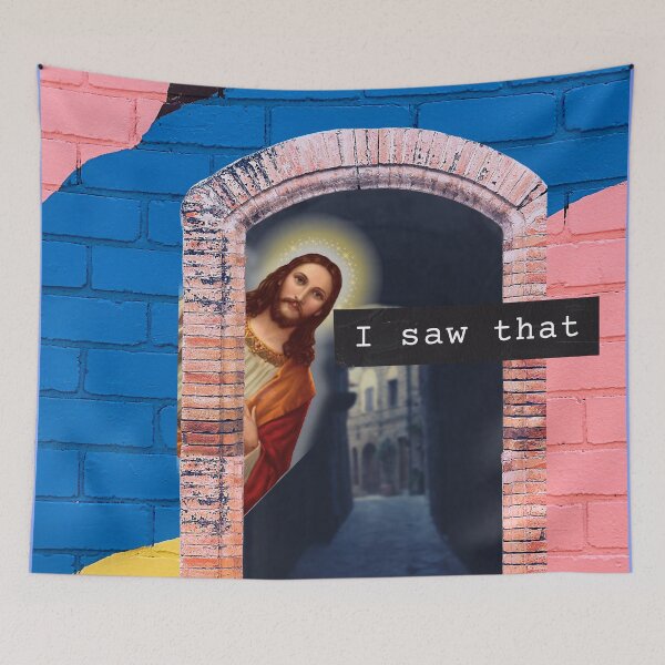 Item preview, Version 2 Jesus Saw That Funny Christian Meme  designed and sold by PeriodicLabel.