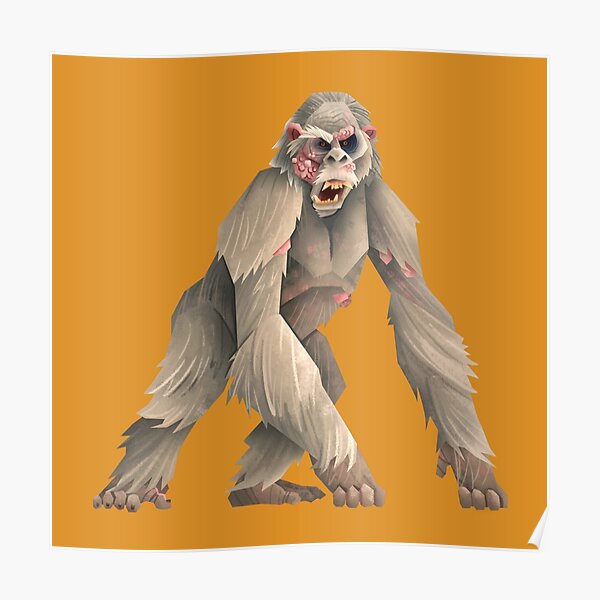"Ugly Gorilla from Congo" Poster for Sale by Grecovia Redbubble