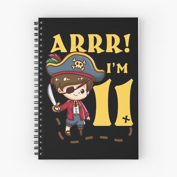 Item preview, 11th Birthday Pirate Theme Captain designed and sold by CreativeGiftShp.