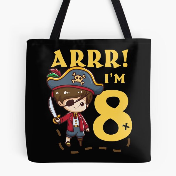 Item preview, 8th Birthday Pirate Theme Captain designed and sold by CreativeGiftShp.