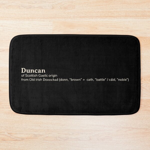Item preview, Duncan name etymology designed and sold by YourNameStory.