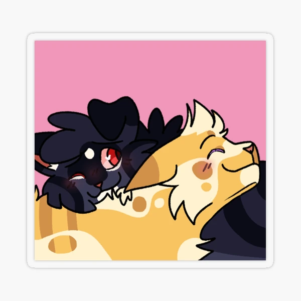 Ashfur Sticker for Sale by ClownCryptids