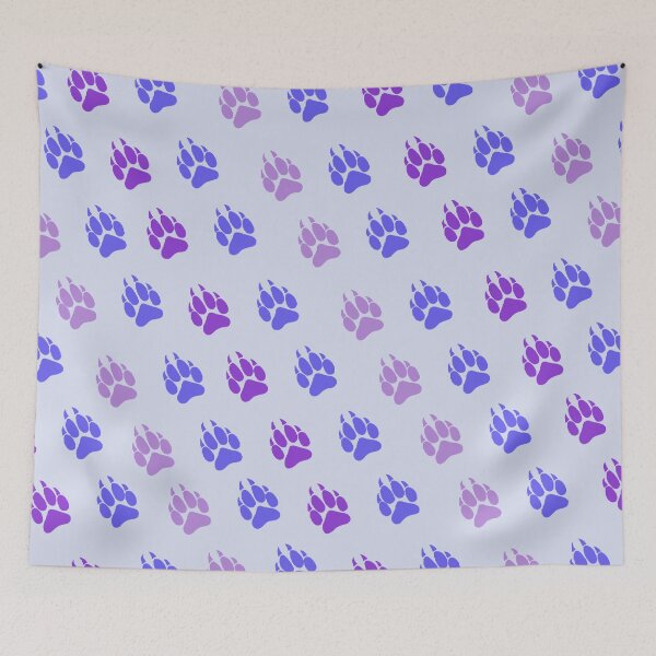 Item preview, Purple, Mauve and Pink Wolf Paws designed and sold by geraldineMS.