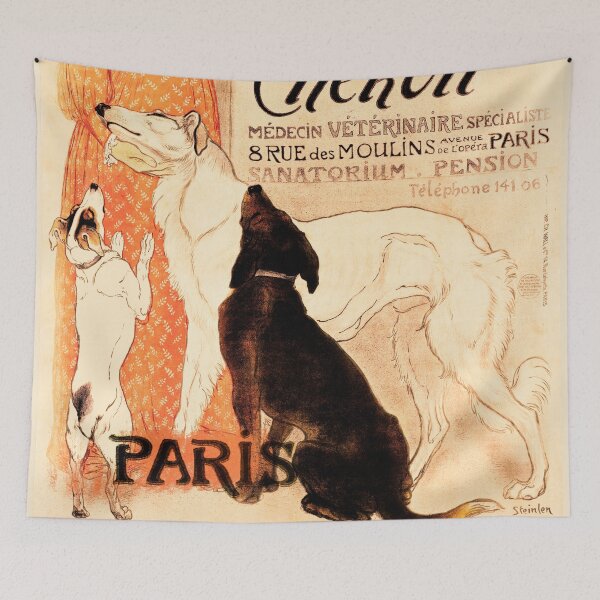 Item preview, Animal Love Vintage Poster Paris Veterinary Clinic  designed and sold by SpiritGifts.