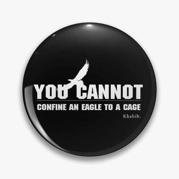 Item preview, You cannot confine an eagle to a cage | khabib, eagle, cage, fight, martial art, motivation, confine, freedom, fighting designed and sold by I'm  Redz.