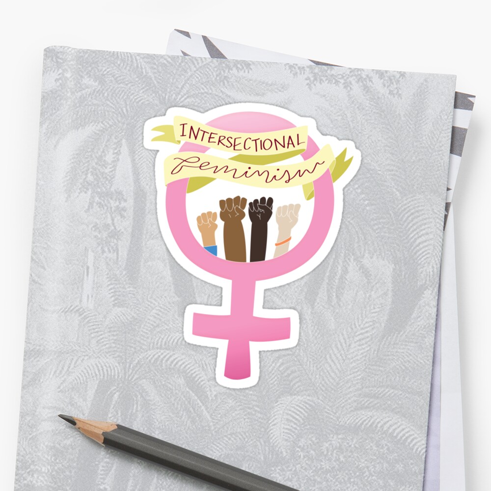 Intersectional Feminism Symbol Sticker By Sillyromantics Redbubble 0999