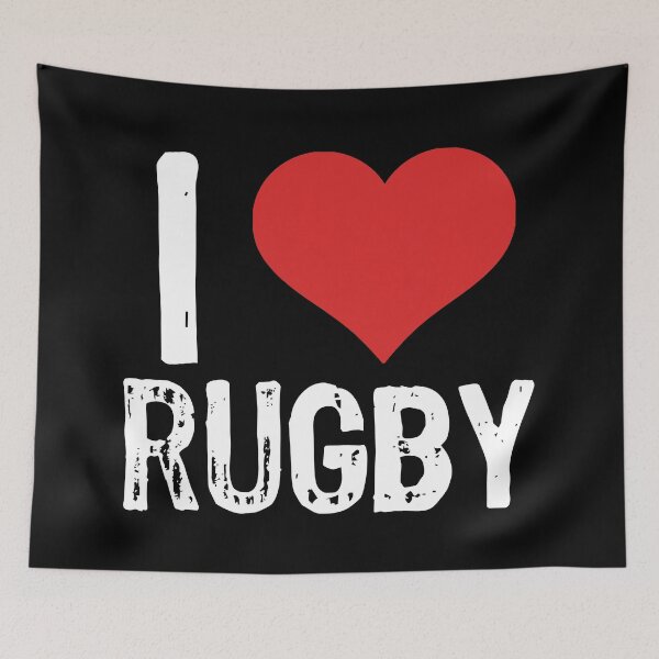 Item preview, I Love Rugby designed and sold by The "I Love Everything" Shop.