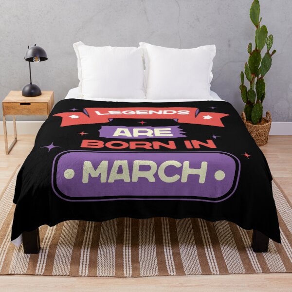 Item preview, Legends Are Born In March designed and sold by PrasartShop.