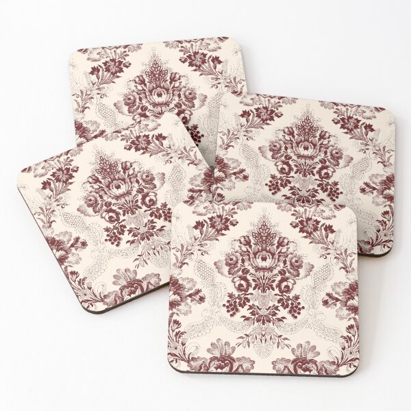 Item preview, Vintage Beautiful Ancient Damask Pattern Home Decor designed and sold by Erika Bartha.