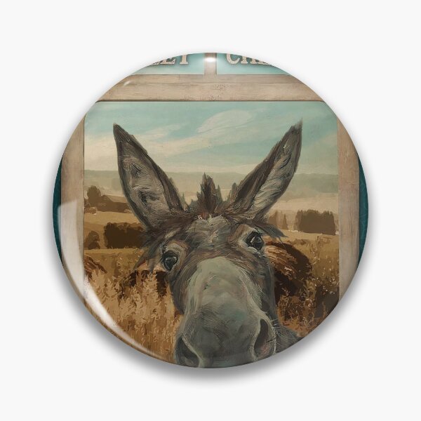 Item preview, Funny Donkey Why Hello Sweet Cheeks Have A Seat Satin Portrait Poster Print 11 x 17 designed and sold by Eladmel2.