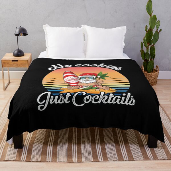 Item preview, No Cookies Cocktails Santa Summer Christmas In July Sunset designed and sold by Theobsessed01.