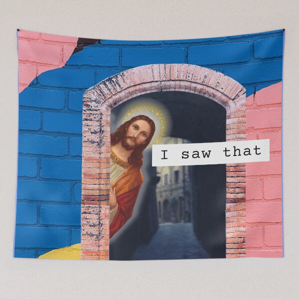 Item preview, Version 3 Jesus Saw That Funny Christian Meme  designed and sold by PeriodicLabel.