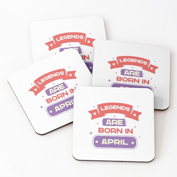 Item preview, Legends Are Born In April designed and sold by PrasartShop.