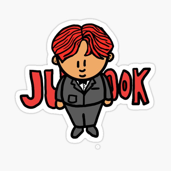 Sticker of Jungkook(BTS)in Chibi Sticker