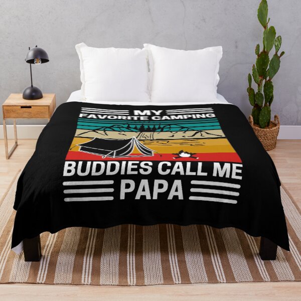Item preview, My Favorite Camping Buddies Call Me Papa designed and sold by AMINE ★★★★★.