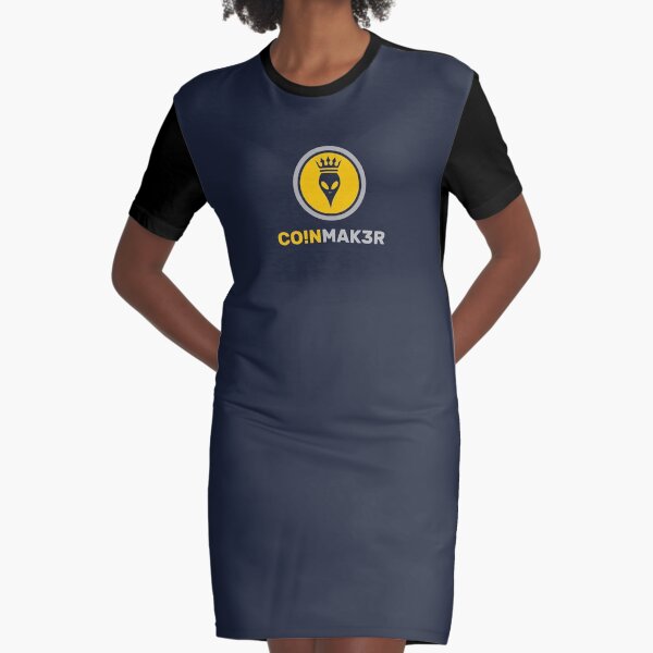 Crypto Coin Maker T-Shirt Kleid