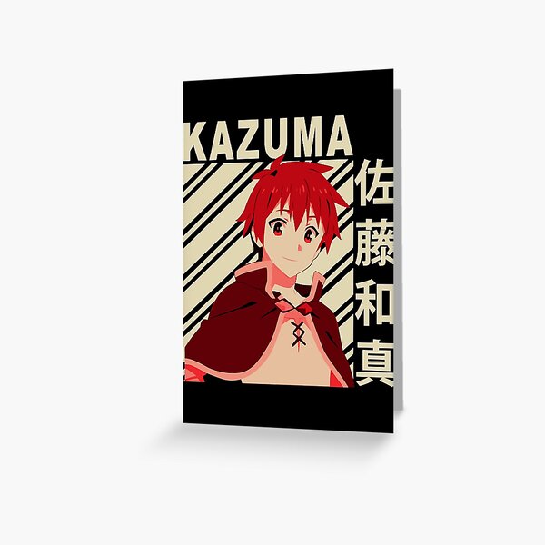 Kazuma Satou Greeting Card for Sale by susuyachan