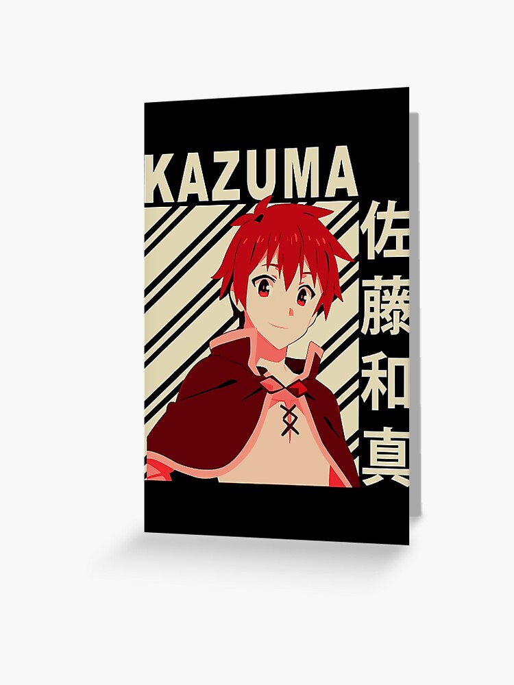 Kazuma Satou Greeting Card for Sale by susuyachan