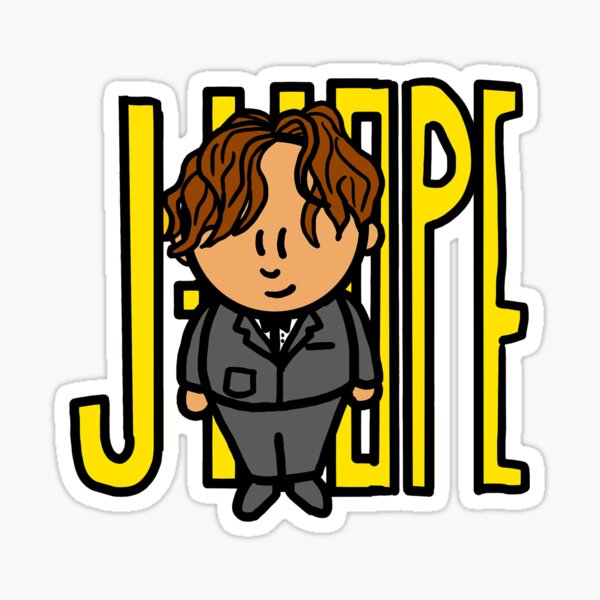 Sticker of J-Hope(BTS) in Chibi Sticker