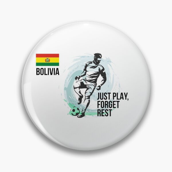Item preview, Bolivian Footballer playing Football - Football designed and sold by cravingmart.