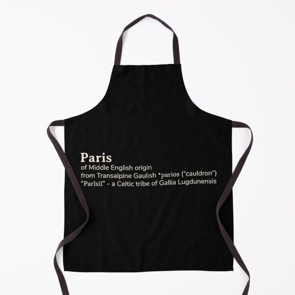 Item preview, Paris name etymology designed and sold by YourNameStory.