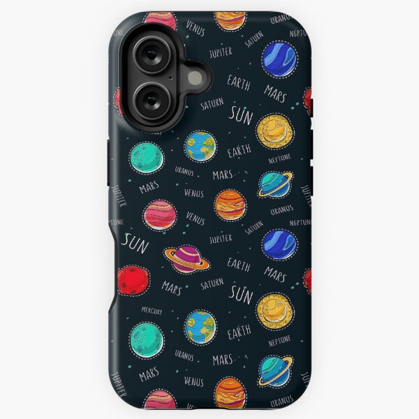 Item preview, Cartoon Style Solar System Pattern, Solar System Seamless Pattern, Solar System designed and sold by graphic-genie.
