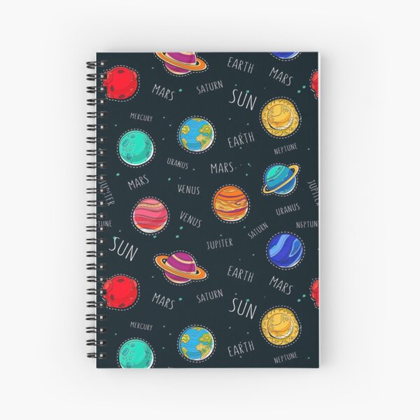 Item preview, Cartoon Style Solar System Pattern, Solar System Seamless Pattern, Solar System designed and sold by graphic-genie.