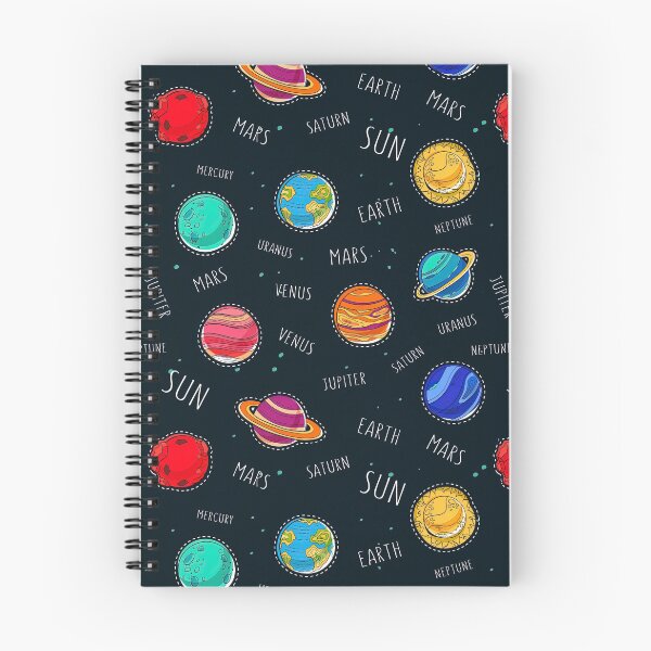 Item preview, Cartoon Style Solar System Pattern, Solar System Seamless Pattern, Solar System designed and sold by graphic-genie.