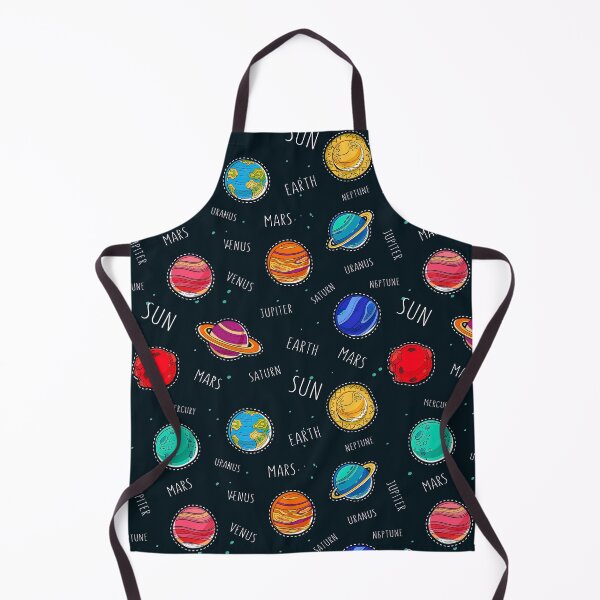 Item preview, Cartoon Style Solar System Pattern, Solar System Seamless Pattern, Solar System designed and sold by graphic-genie.