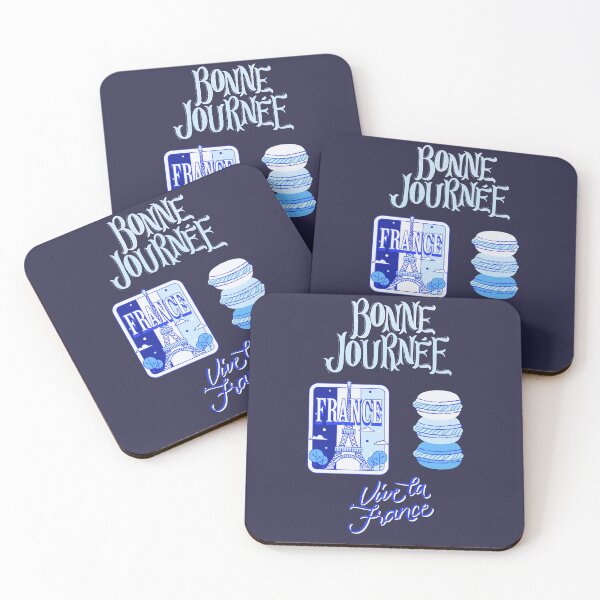 Item preview, French sticker pack - popular french theme gifts (dark blue) designed and sold by RebelliousRosee.
