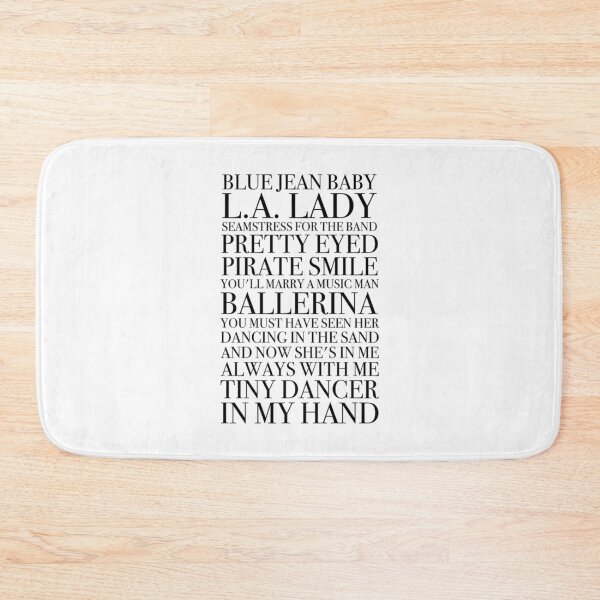 Item preview, Tiny dancer black lettering designed and sold by tcpthecat.
