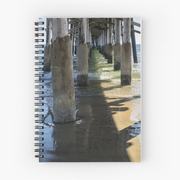 Item preview, Silky Reflections - Under the Newport Beach Pier in Orange County California designed and sold by Georgia Mizuleva.