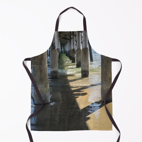 Item preview, Silky Reflections - Under the Newport Beach Pier in Orange County California designed and sold by Georgia Mizuleva.