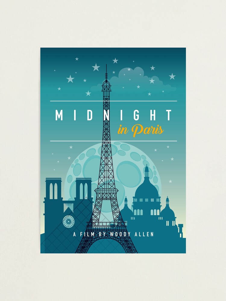 Alternate view of Midnight in Paris - Alternative Movie Poster Photographic Print