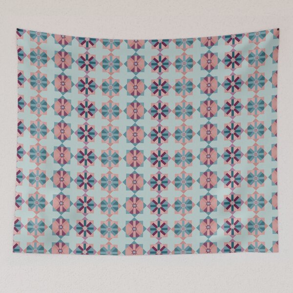 Item preview, geometry abstraction flowers doodle  designed and sold by vladislava antsiferova.