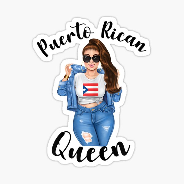 Womens Puerto Rican Queen Latin American Girl Sassy Birthday Womens T 5018