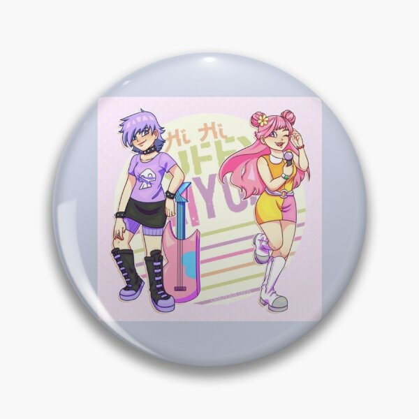 Hi Hi Puffy AmiYumi 'Rockstar  Ami and Yumi' Enamel Pin - Distinct Pins