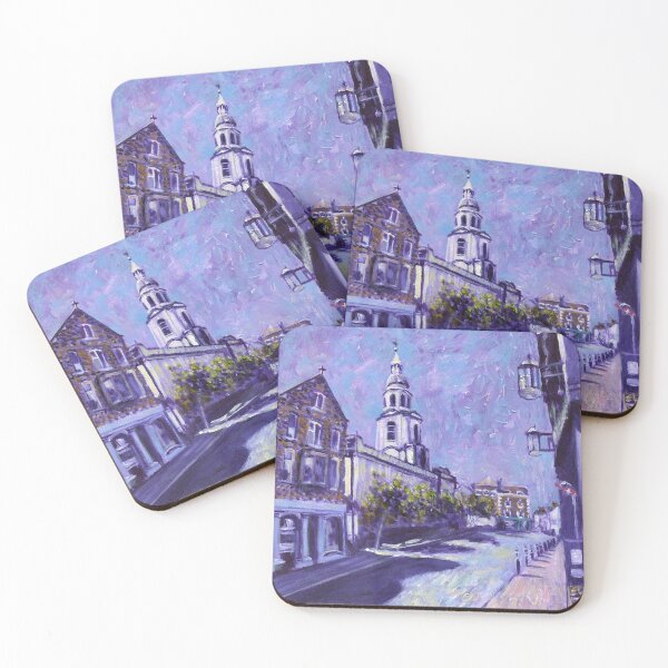 Item preview, Worcester St Nicholas Street painting designed and sold by Marion Yeo.