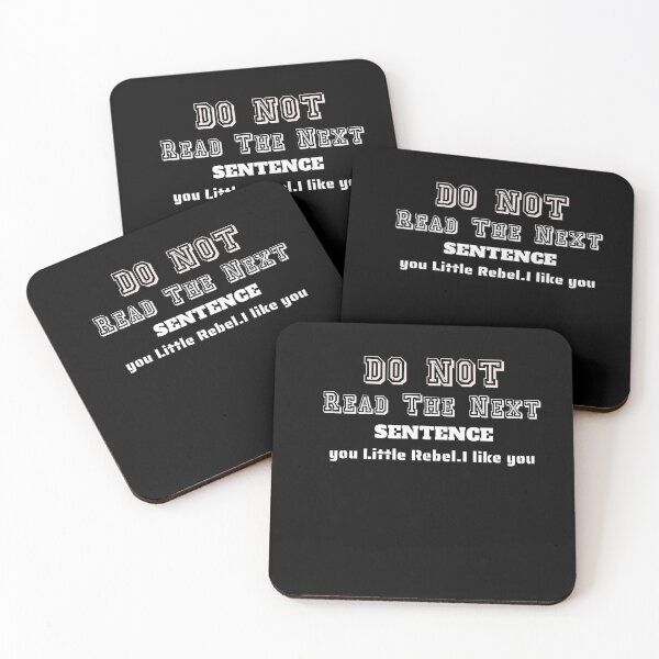 Item preview, Do Not Read The Next Sentence Humor Graphic Novelty Sarcastic Funny T Shirt designed and sold by 77ART.