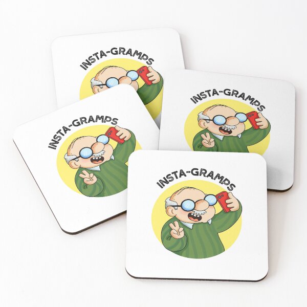 Item preview, Instagramps Social Media Funny Grandpa Puns  designed and sold by punnybone.