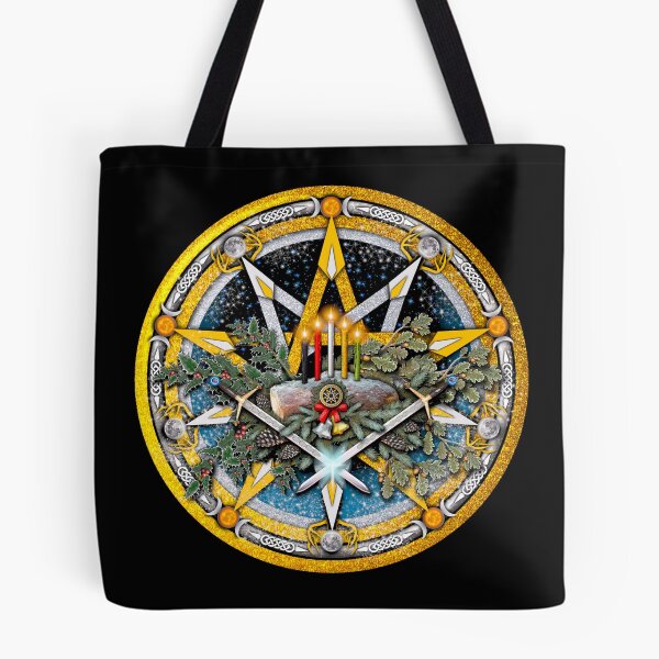 Item preview, Sabbat Pentacle of the Winter Solstice/Yule designed and sold by Naumaddic Arts.