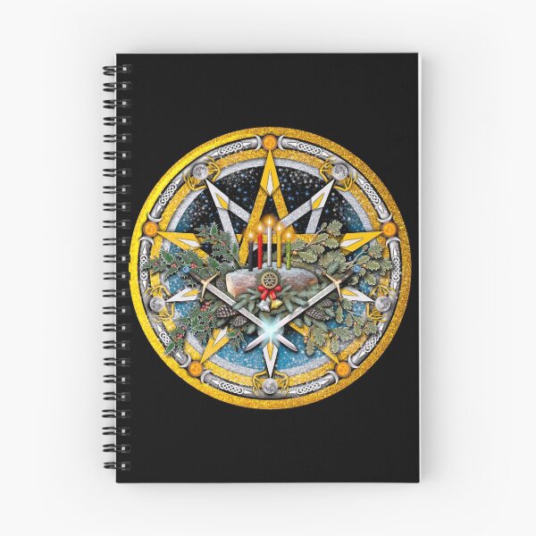Item preview, Sabbat Pentacle of the Winter Solstice/Yule designed and sold by Naumaddic Arts.