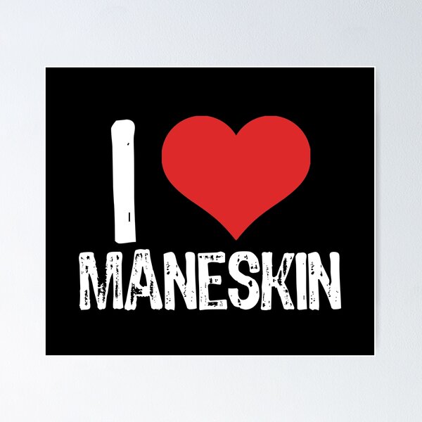Item preview, I Love Maneskin designed and sold by The "I Love Everything" Shop.