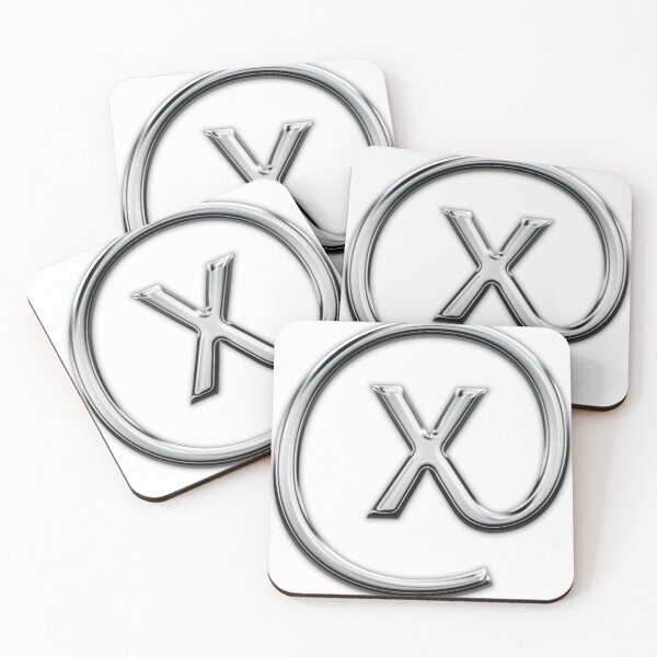 Item preview, Capital X in an @ sign designed and sold by Logo-stick.