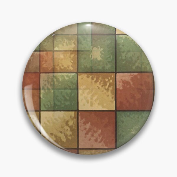 Item preview, Rustic Country Autumn Terracotta Harvest Gold Sage Green Colors Geometric Pattern designed and sold by kmcs.